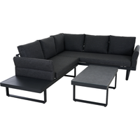 Siena Garden Loungemöbel-Set 'Weston' anthrazit 3-teilig