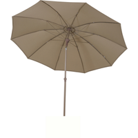 Siena Garden Mittelstockschirm 'Paolo Push' taupe Ø 270 cm