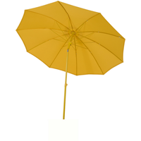 Siena Garden Mittelstockschirm 'Paolo Push' senffarben Ø 270 cm