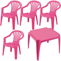 Gartenmöbelset für Kinder 'Progarden' pink 5-teilig