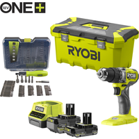 Ryobi Akku-Schlagbohrschrauber 'ONE+ Brushless RPD18BL1-2C42TA59' 18 V mit 2 Akkus und Ladegerät