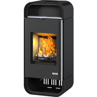 Accente International Kaminofen 'Weser' Stahl schwarz 7,5 kW