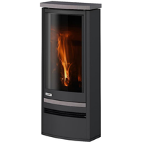 Accente International Elektrokamin 'Leros' Stahl schwarz 3 kW