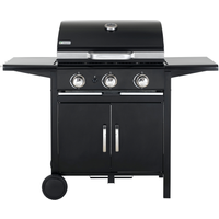 Tepro Gasgrill 'Mayfield 3' schwarz 127 x 103 x 58 cm