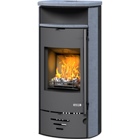 Accente International Kaminofen 'Casablanca 4.0 GTS' grau 7 kW