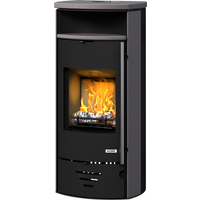 Accente International Kaminofen 'Casablanca 4.0 STS' schwarz 7 kW
