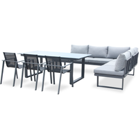 acamp acamp Gartenmöbelset 'Hollywood' für 9 Personen Aluminium
