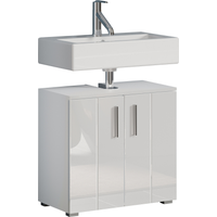 Trendteam Trendteam Waschbeckenunterschrank 'Wons' weiß Hochglanz 60 x 58 x 34 cm
