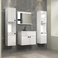 Trendteam Trendteam Badmöbelset 'Haven' weiß Hochglanz 145 x 133 x 40 cm