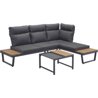 Loungemöbelset 'Allegra' für 3 Personen Aluminium/Stahl