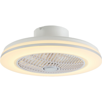 toom LED-Deckenleuchte mit Ventilator weiß, Fernbedienung Ø 51 cm