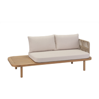 toom Gartenbank 'Eloise' 2-Sitzer Stahl braun 180 x 80 x 68 cm