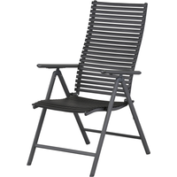 toom Gartenstuhl 'Marie' klappbar Stahl schwarz 70 x 104 x 55,5 cm