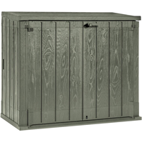 Mülltonnenbox 'Stora Way' für 2 Abfalltonnen 145 x 125 x 86 cm grün