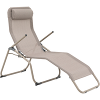 toom Liegestuhl klappbar beige 152 x 66 x 112 cm