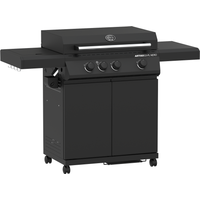 Rösle Gasgrill 'BBQ Plancha Artiso G3-PL Nero' schwarz 139,5 x 59,2 x 101,9 cm