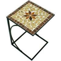 Garden Pleasure Garden Pleasure Gartentisch 'Amarillo' Stahl/Eisen 35 x 35 x 53 cm
