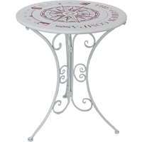 Garden Pleasure Garden Pleasure Gartentisch 'Bayo' Stahl/Eisen 60 x 60 x 10 cm