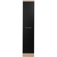 Respekta Respekta Apothekerschrank 'Merle' schwarz/eichefarben 30 x 144,8 x 60 cm