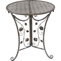 Garden Pleasure Garden Pleasure Gartentisch 'Pinatubo' Stahl 60 x 60 x 71 cm