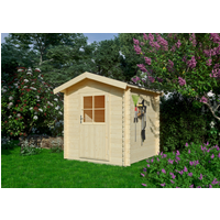 Kiehn-Holz Gartenhaus 'Bonn' Fichtenholz naturfarben 190 x 190 cm