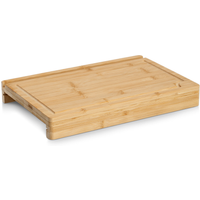Zeller Zeller Schneidebrett mit Tablett & Tablet-Halter Bambus/Kunststoff 40 x 5,2 x 26,5 cm