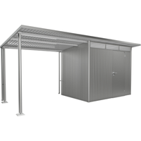 Biohort Seitendach Gr. L zu Gerätehaus AvantGarde A2,A6 silber-metallic