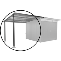 Biohort Seitendach Gr. L zu Gerätehaus AvantGarde A3,A7 dunkelgrau-metallic