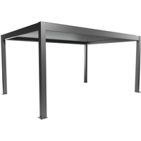 Biohort Pergola quarzgrau metallic 5 x 3,5 m