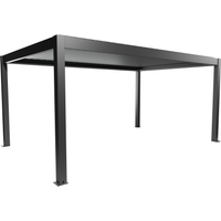 Biohort Pergola dunkelgrau metallic 5,5 x 3,5 m