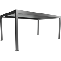 Biohort Pergola quarzgrau metallic 5,5 x 3,5 m