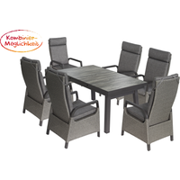 Gartenmöbelset 'Sydney' für 6 Personen Aluminium