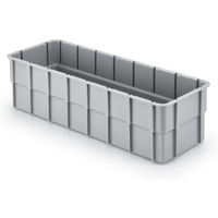 Alutec Einsatz für Kunststoffbehälter grau 36 x 13 x 10 cm