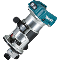 Makita Akku-Multifunktionsfräse 'DRT50ZJX2' ohne Akku, mit 3 Fräsmodulen, 18 V