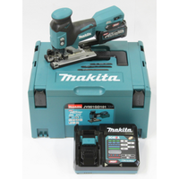 Makita Pendelhubstichsäge 'JV001GD101' 40 V mit Akku 2,5 Ah, Ladegerät und MAKPAC Gr. 3