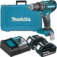 Makita Akku-Bohrschrauber 'DDF485RFE' 18 V mit 2 Akkus und Ladegerät