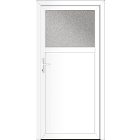 Kunststoff-Nebeneingangstür 'BAZ 682' 98 x 198 cm Anschlag links, weiß