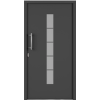 Roro Alu-Kunststoffhaustür 'Calg' 1100 x 2100 mm DIN L