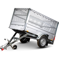 Stema PKW-Anhänger 'Basic Plus 750' ungebremst 750 kg mit Gitteraufsatz und Kippdeichsel