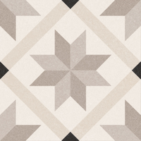 Bodenfliese 'Retro Genova' Feinsteinzeug beige 22,5 x 22,5 cm