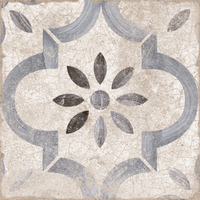 Bodenfliese 'Retro Mesina azul' Feinsteinzeug mehrfarbig 22,5 x 22,5 cm