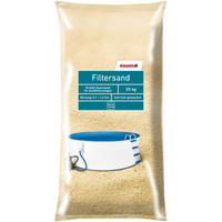toom Filtersand für Sandfilteranlagen, Körnung 0,7 - 1,2 mm, 25 kg