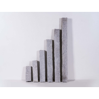 Granitpalisade 'XZ' Granit hellgrau 10 x 10 x 50 cm