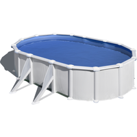 GRE Stahlwandpool-Set 'Atlantis' 634 x 575 x 132 cm mit Sicherheitsleiter und Sandfilteranlage
