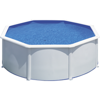 GRE Stahlwandpool-Set 'Fidji' Ø 300 x 120 cm mit Sicherheitsleiter und Sandfilteranlage