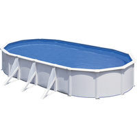 GRE Stahlwandpool-Set 'Fidji' 610 x 375 x 120 cm mit Sicherheitsleiter und Sandfilteranlage