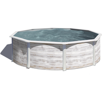 GRE Stahlwandpool-Set 'Nordic' Ø 350 x 120 cm mit Sicherheitsleiter und Sandfilteranlage