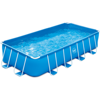mediPOOL Frame-Pool-Set 488 x 244 x 107 cm mit Filterpumpe mit Kartuschenfilter