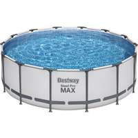 Bestway Frame-Pool-Set 'Steel Pro Max' Ø 427 x 122 cm mit Sicherheitsleiter und Kartuschenfilter