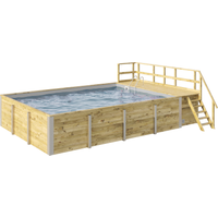 Weka Massivholz-Pool '595' 416 x 203 x 644 cm